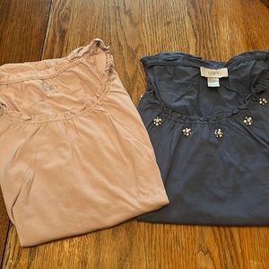 Loft cotton short sleeve shirts